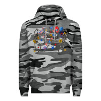 Slate Camo fourth of july dancing skeleton Premium Hoodie - texasbilliewilder