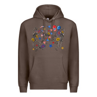 Coffee fourth of july dancing skeleton Premium Hoodie - texasbilliewilder