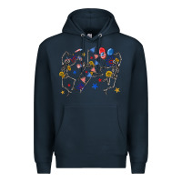 Navy fourth of july dancing skeleton Premium Hoodie - texasbilliewilder