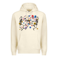 Sandshell fourth of july dancing skeleton Premium Hoodie - texasbilliewilder