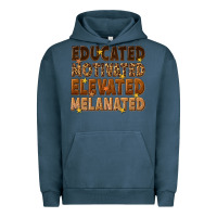 Pigment Midnight Navy melanin educated motivated elevated melanated Urban Hoodie - texasbilliewilder