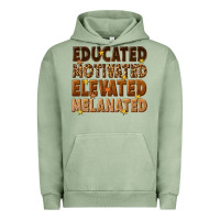 Pigment Oil Green melanin educated motivated elevated melanated Urban Hoodie - texasbilliewilder