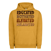 Pigment Peanut Butter melanin educated motivated elevated melanated Urban Hoodie - texasbilliewilder
