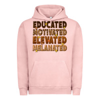 Pigment Salmon melanin educated motivated elevated melanated Urban Hoodie - texasbilliewilder