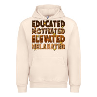 Sandshell melanin educated motivated elevated melanated Urban Hoodie - texasbilliewilder