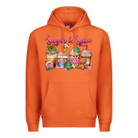 Carrot sugar and spice pink gingerbread coffee cups Premium Hoodie - Zillion Design Studio