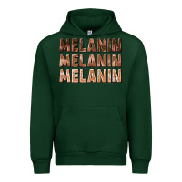 Forest Green melanin melanin melanin Urban Hoodie - texasbilliewilder
