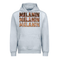 Heather Grey melanin melanin melanin Urban Hoodie - texasbilliewilder