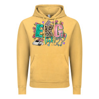 Vintage Mustard ekg tech Vintage Hoodie - AdoDesignShop