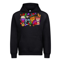 Black day of the dead coffee cups Urban Hoodie - Zillion Design Studio