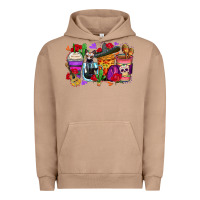 Pigment Burro day of the dead coffee cups Urban Hoodie - Zillion Design Studio