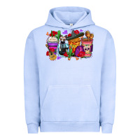 Pigment Grape Ice day of the dead coffee cups Urban Hoodie - Zillion Design Studio