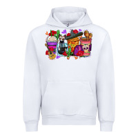 White day of the dead coffee cups Urban Hoodie - Zillion Design Studio