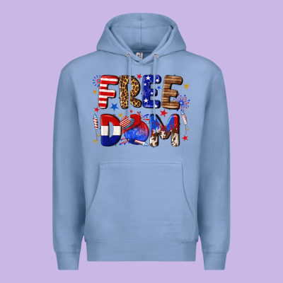 Fourth Of July Freedom Premium Hoodie Designed By Texasbilliewilder