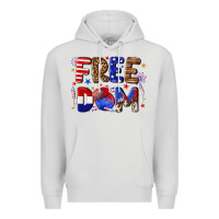 Dove Grey fourth of july freedom Premium Hoodie - texasbilliewilder