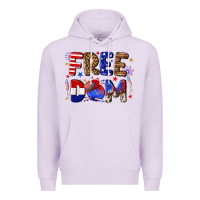 Lilac fourth of july freedom Premium Hoodie - texasbilliewilder