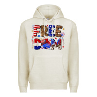 Oatmeal Heather fourth of july freedom Premium Hoodie - texasbilliewilder