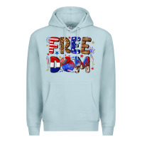 Blue Mist fourth of july freedom Premium Hoodie - texasbilliewilder