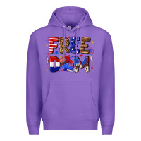 Purple fourth of july freedom Premium Hoodie - texasbilliewilder