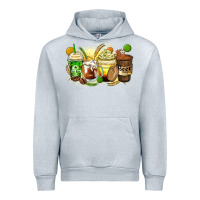 Heather Grey beer coffee cups Urban Hoodie - Zillion Design Studio