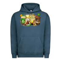 Pigment Midnight Navy beer coffee cups Urban Hoodie - Zillion Design Studio