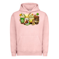 Pigment Salmon beer coffee cups Urban Hoodie - Zillion Design Studio