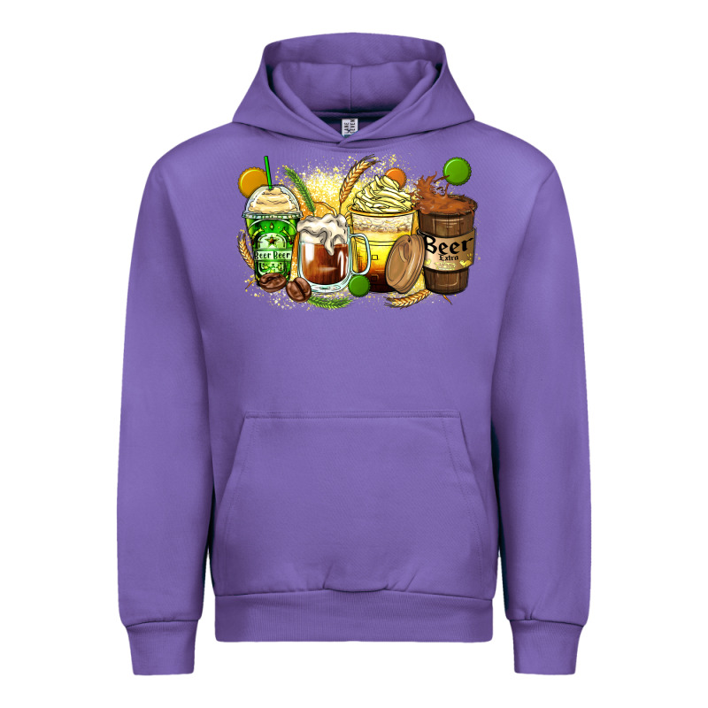 Beer Coffee Cups Urban Hoodie by Zillion Design Studio | Teevron