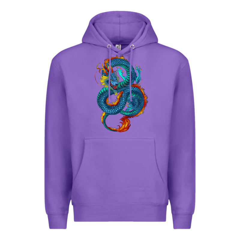 Blue Dragon Premium Hoodie by RanaPortraitStore | Teevron