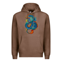 Chestnut blue dragon Premium Hoodie - RanaPortraitStore
