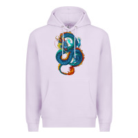 Lilac blue dragon Premium Hoodie - RanaPortraitStore