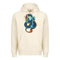 Tofu blue dragon Premium Hoodie - RanaPortraitStore