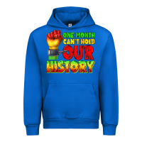 Cobalt one month cant hold our history juneteenth Urban Hoodie - texasbilliewilder