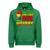 Emerald one month cant hold our history juneteenth Urban Hoodie - texasbilliewilder