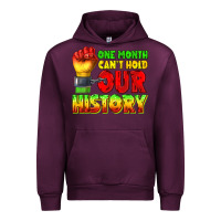 Mauve Wine one month cant hold our history juneteenth Urban Hoodie - texasbilliewilder