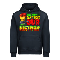 Navy one month cant hold our history juneteenth Urban Hoodie - texasbilliewilder