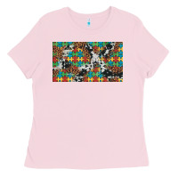 Bubblegum Pink western autism  cup Ladies Tee - Artiststas