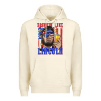 Sandshell drinking like lincoln Premium Hoodie - texasbilliewilder
