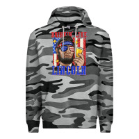 Slate Camo drinking like lincoln Premium Hoodie - texasbilliewilder