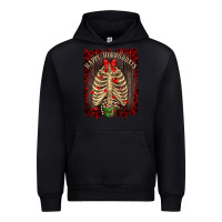 Black Happy Horrordays Urban Hoodie - RanaPortraitStore