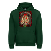 Forest Green Happy Horrordays Urban Hoodie - RanaPortraitStore