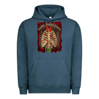 Pigment Midnight Navy Happy Horrordays Urban Hoodie - RanaPortraitStore