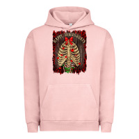 Pigment Salmon Happy Horrordays Urban Hoodie - RanaPortraitStore