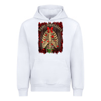 White Happy Horrordays Urban Hoodie - RanaPortraitStore