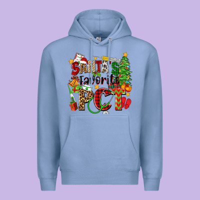 Santa's Favorite Pct Premium Hoodie Designed By Zillion Design Studio