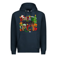Navy santa's favorite pct Premium Hoodie - Zillion Design Studio