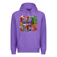 Purple santa's favorite pct Premium Hoodie - Zillion Design Studio