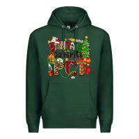 Sports Green santa's favorite pct Premium Hoodie - Zillion Design Studio