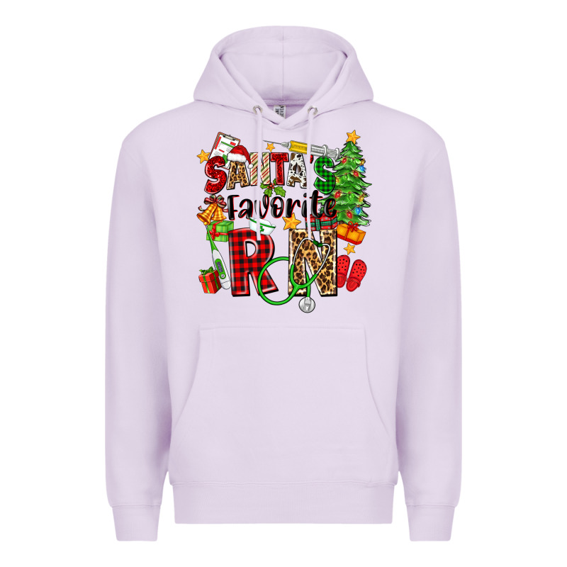 Santa's Favorite Rn Premium Hoodie by Zillion Design Studio | Teevron