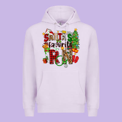 Santa's Favorite Rn Premium Hoodie Designed By Zillion Design Studio