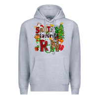 Heather Grey santa's favorite rn Premium Hoodie - Zillion Design Studio